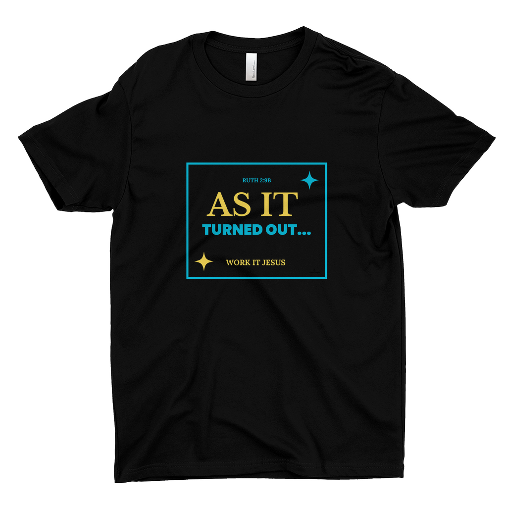 As It Turned Out T-Shirt By Opulent Dezignz™ - Yellow/Turquois