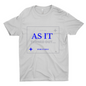 As It Turned Out T-Shirt By Opulent Dezignz™ - Navy Blue/Platinum