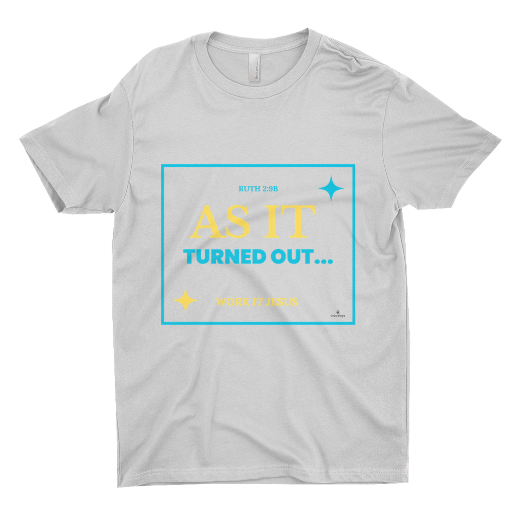 As It Turned Out T-Shirt By Opulent Dezignz™ - Yellow/Turquois