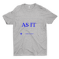 As It Turned Out T-Shirt By Opulent Dezignz™ - Navy Blue/Platinum