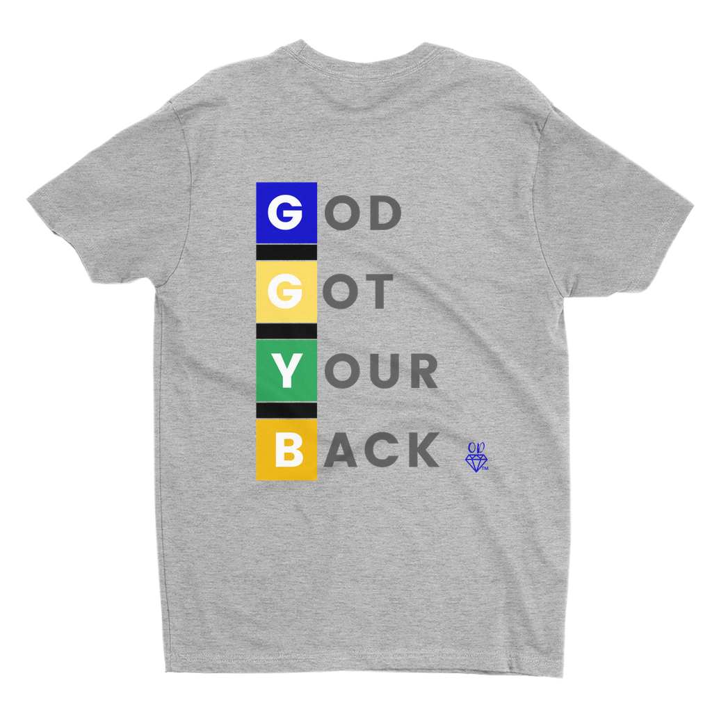 God Got Your Back Blue (GGYB) T-Shirts By Opulent Dezignz™