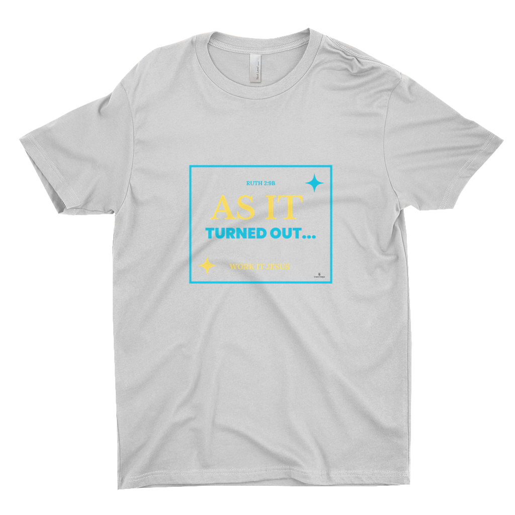 As It Turned Out T-Shirt By Opulent Dezignz™ - Yellow/Turquois