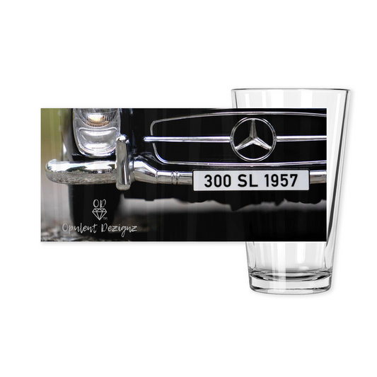 OPULENT DEZIGNZ™ Classic Mercedes Signature Pint Glasses