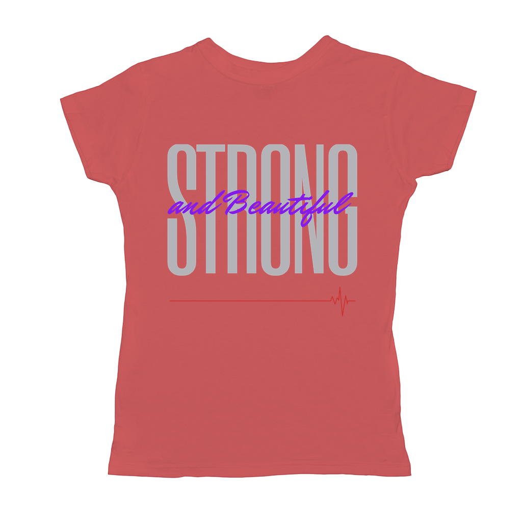 OPULENT DEZIGNZ™ Strong and Beautiful Inspirational Ladies T-Shirts