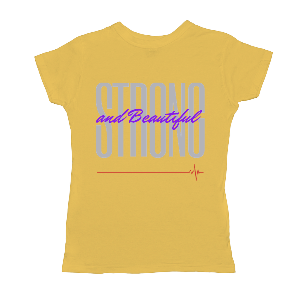 OPULENT DEZIGNZ™ Strong and Beautiful Inspirational Ladies T-Shirts