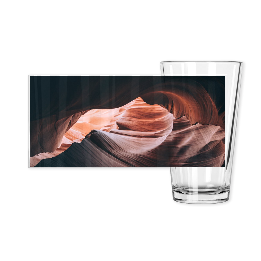 OPULENT DEZIGNZ™ Inside the Canyons Inspirational Pint Glasses