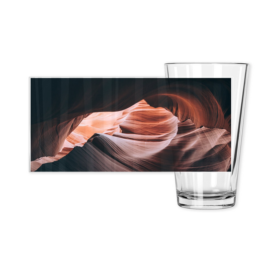 OPULENT DEZIGNZ™ Inside the Canyons Inspirational Pint Glasses