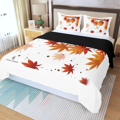 Opulent Dezignz™ Fall Three Piece Duvet Cover Set