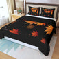 Opulent Dezignz™ Black Fall Three Piece Duvet Cover Set