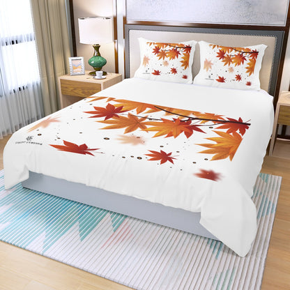 Opulent Dezignz™ Fall Three Piece Duvet Cover Set