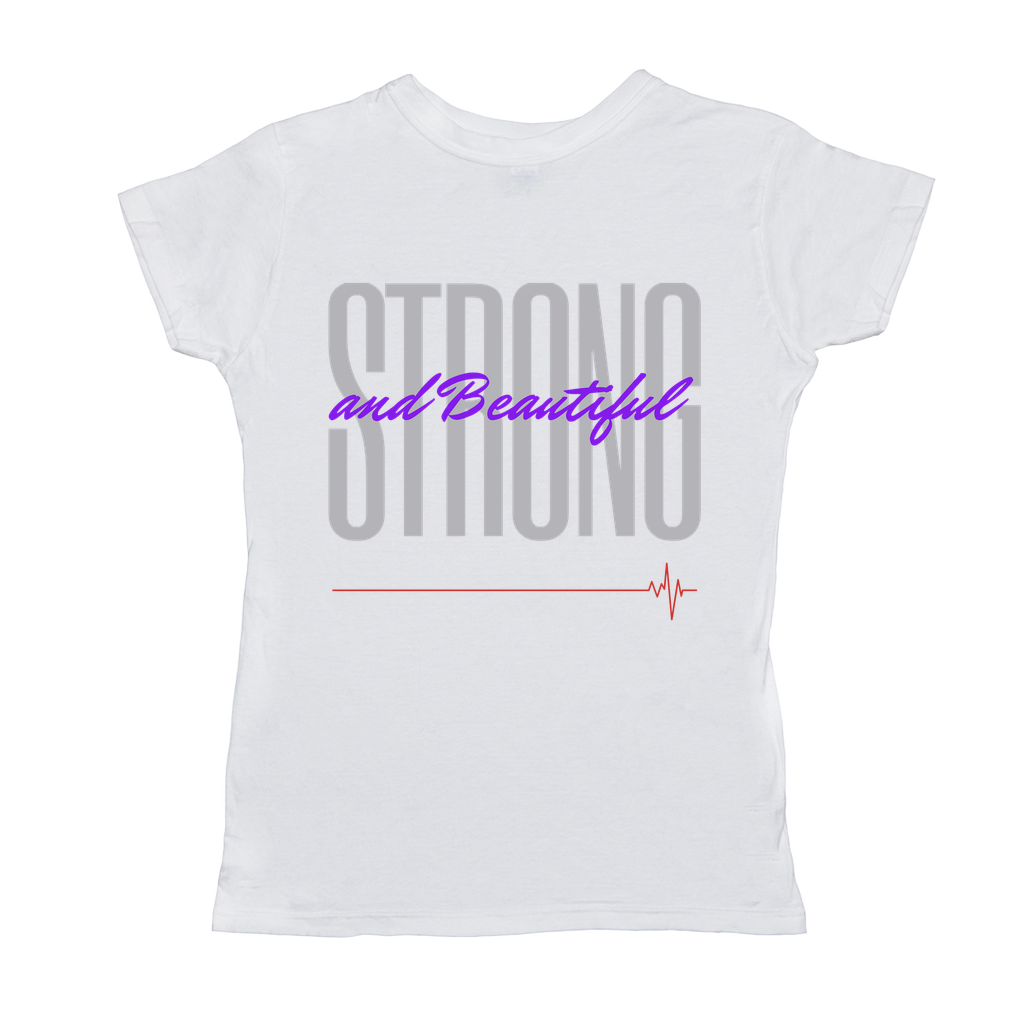 OPULENT DEZIGNZ™ Strong and Beautiful Inspirational Ladies T-Shirts