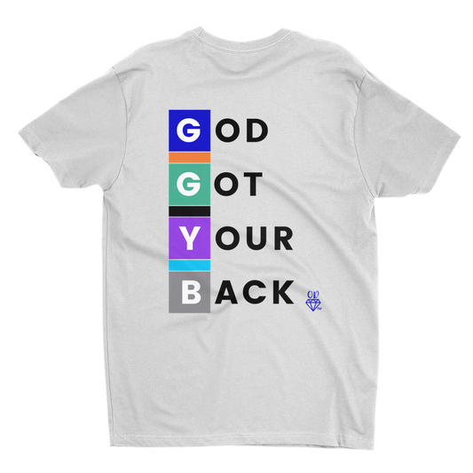 Opulent Dezignz™ God Got Your Back (GGYB) Purple T-Shirts