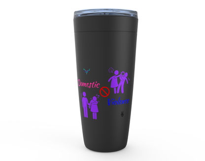 Opulent Dezignz™️ Domestic Violence Awareness Viking Tumblers