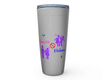 Opulent Dezignz™️ Domestic Violence Awareness Viking Tumblers